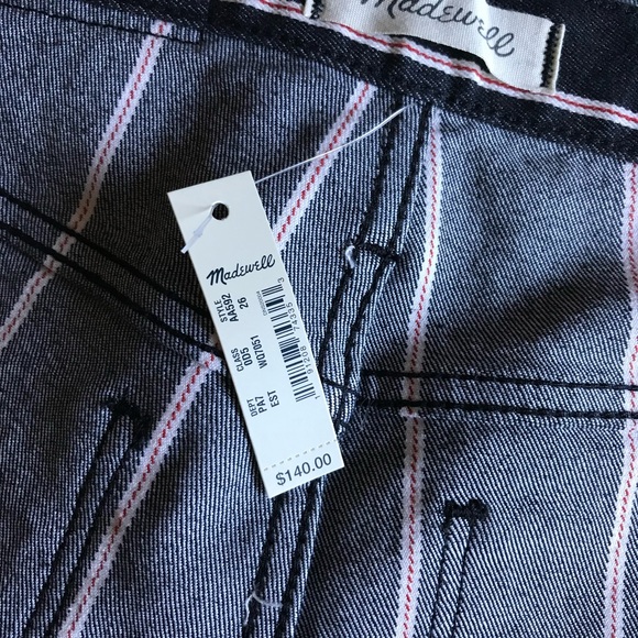 NWT Madewell Cali Demi-Boot Jeans in Elsie Stripe - Picture 10 of 10